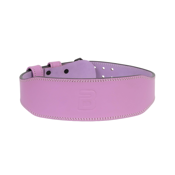 BioTech USA Bodybuilding Leather Belt Purple