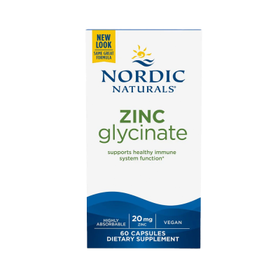 Nordic Naturals Zinc Glycinate 60 caps