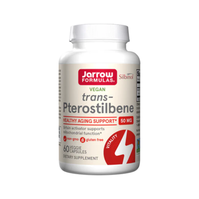 Καρδιά και Χοληστερίνη Jarrow Formulas Trans-Pterostilbene 50mg 60 VCaps