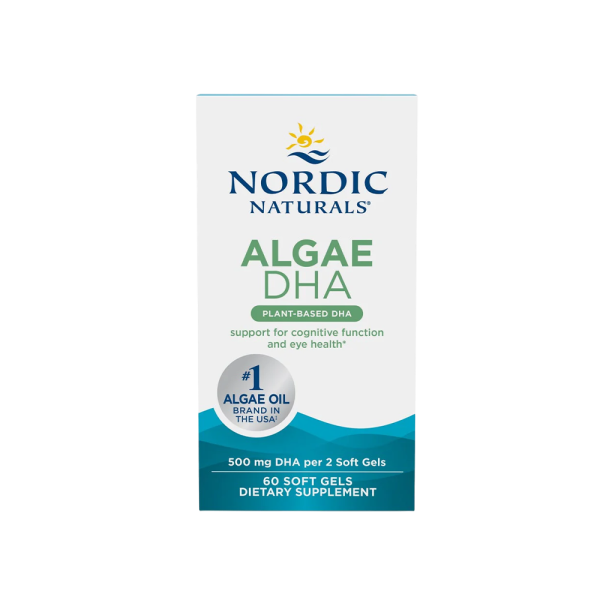 Nordic Naturals Algae DHA 500mg 60 Softgels
