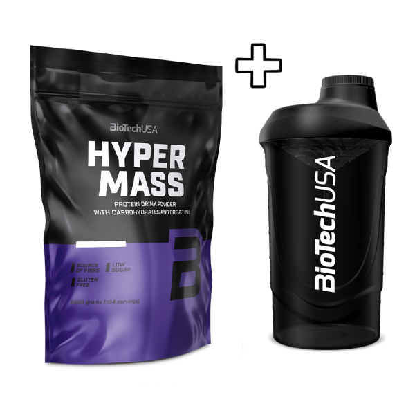 BioTech USA Hyper Mass 6800g + (ΔΩΡΟ) BioTech USA Wave Shaker 600ml