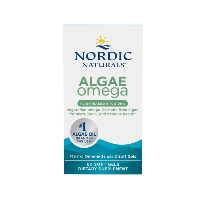 Αθλητική Διατροφή Nordic Naturals Algae Omega 715mg Omega 3 60 Softgels