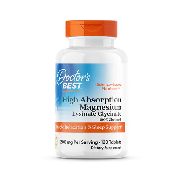 Doctors Best High Absorption Magnesium 100mg 120 Tabs