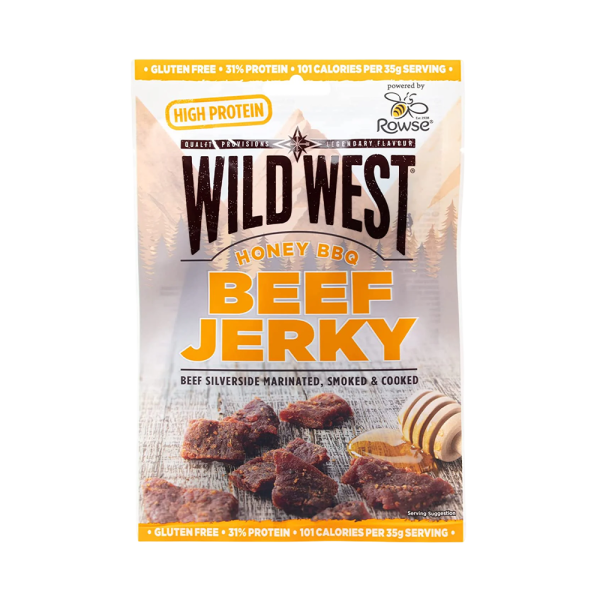 Wild West Beef Jerky Honey BBQ 25g