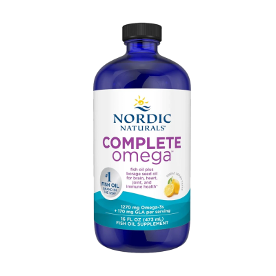 Ενέργεια Nordic Naturals Complete Omega 1270mg Lemon 473ml