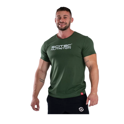 T-Shirt Scitec Nutrition Nico T-Shirt Men Khaki