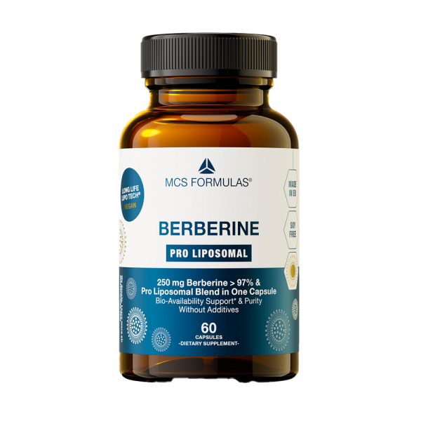 MCS Formulas Berberine 250mg 97% Pro Liposomal 60 Caps