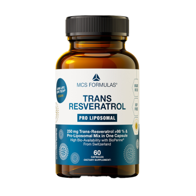 Συμπληρωματα διατροφης MCS Formulas Trans Resveratrol Liposomal 250mg 60 Caps