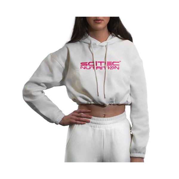 Scitec Nutrition Laila Women Crop Hoodie Beige