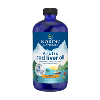 Υγεία του Αθλητή Nordic Naturals Arctic Cod Liver Oil 1060mg 473ml