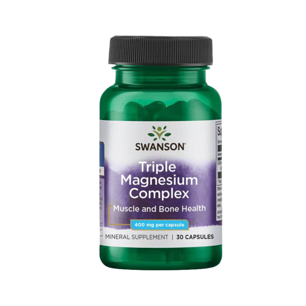 Swanson Triple Magnesium Complex 400mg 30 Caps