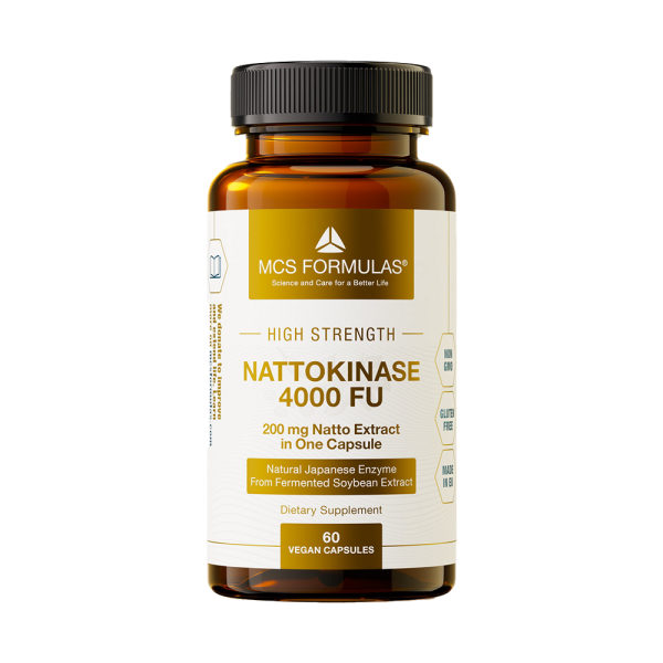 MCS Formulas Nattokinase 4000FU 200mg 60 Caps
