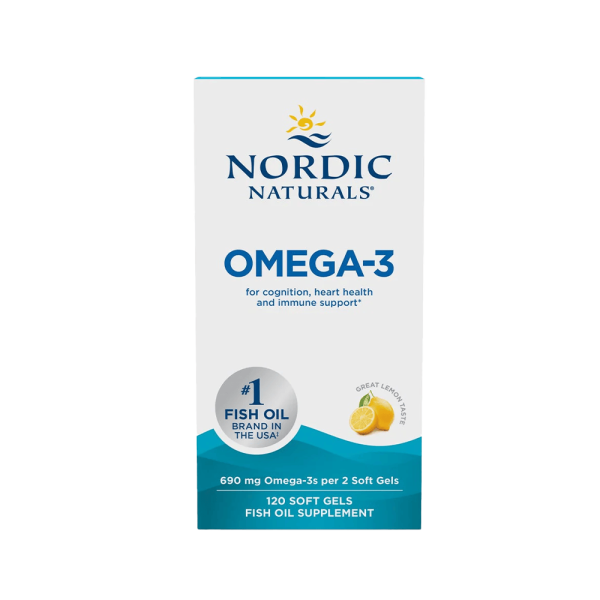 Nordic Naturals Omega-3 690mg Lemon 120 Softgel