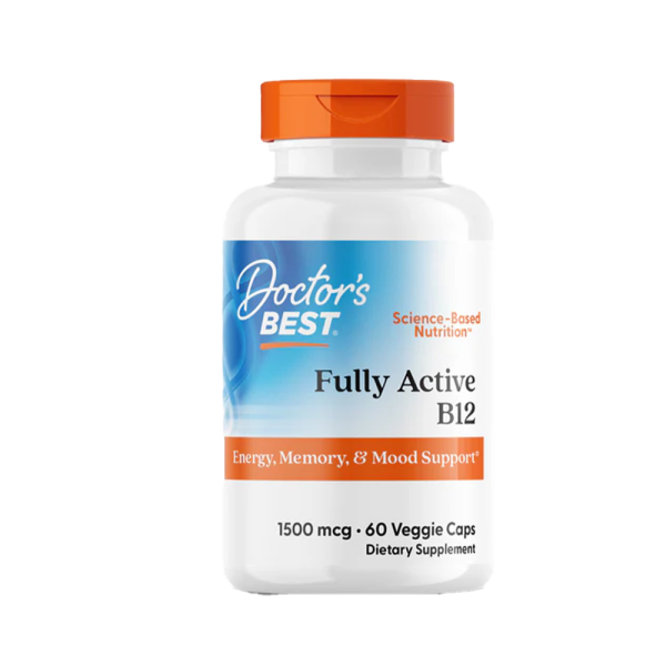 Doctors Best Fully Active B12 1500mcg 60 Vcaps