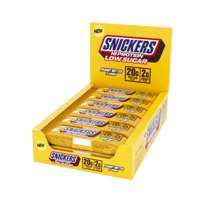Συμπληρωματα διατροφης Snickers HI Protein Bar Low Sugar 12x57g