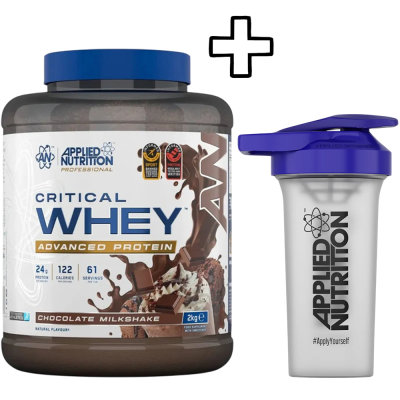 Applied Nutrition Critical Whey 2000g + (ΔΩΡΟ) Applied Nutrition Shaker 700ml