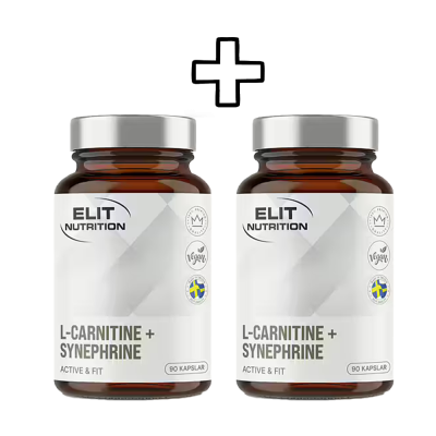 Χωρίς Διεγερτικές Ουσίες 2x Elit Nutrition L-Carnitine + Synephrine 60 Caps