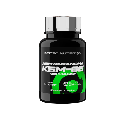 Καρδιά και Χοληστερίνη Scitec Nutrition Ashwagandha KSM-66 60 Caps