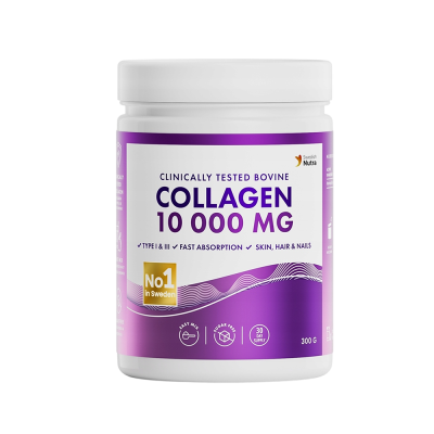 Αθλητική Διατροφή Swedish Nutra Collagen Bovine Powder 10.000mg 300g