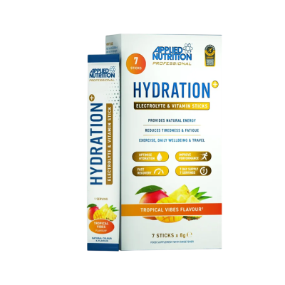 Κατά Την Διάρκεια Της Προπόνησης Applied Nutrition Hydration+ Electrolyte & Vitamin Powder Stick Packs 7x8g