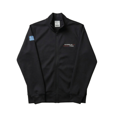 Συμπληρωματα διατροφης Katerelos Fitness Αθλητική Ζακέτα Μαύρη