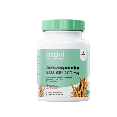 Συμπληρωματα διατροφης Osavi Ashwagandha KSM-66 200mg 60 Caps