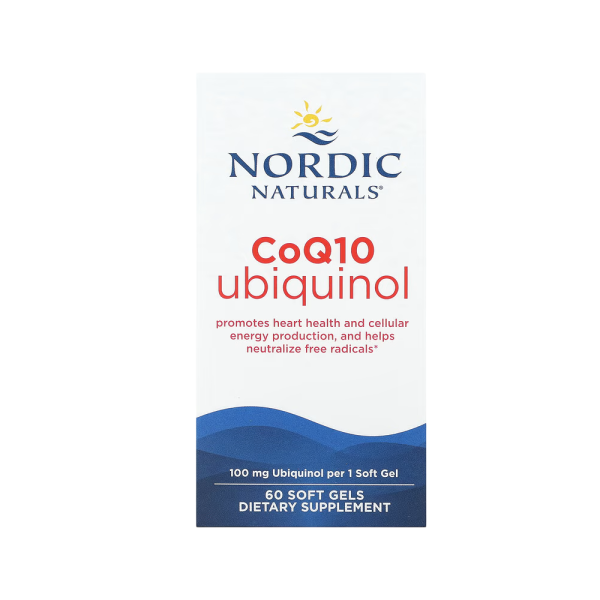 Nordic Naturals CoQ10 Ubiquinol With Kaneka 100mg 60 Softgels