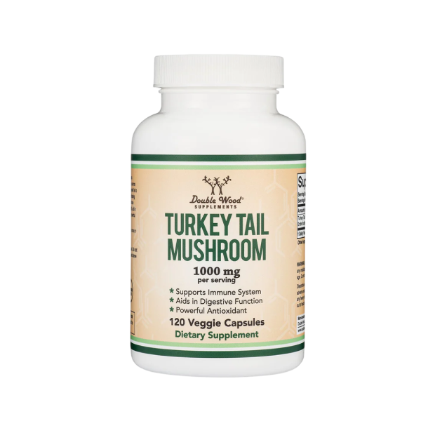 Double Wood Turkey Tail Mushroom 120 Caps