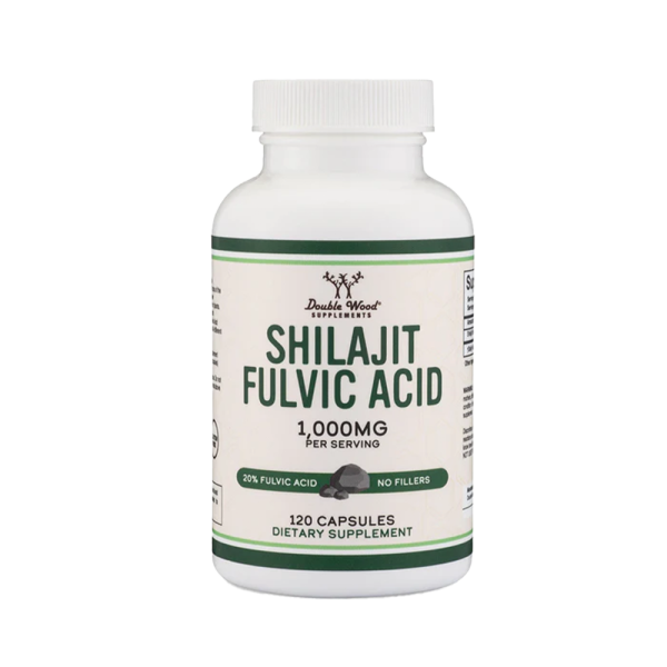 Double Wood Shilajit Fulvic Acid Resin 1000mg 120 Caps