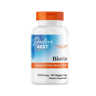 Doctor's Best Biotin 5000mcg 120 VCaps