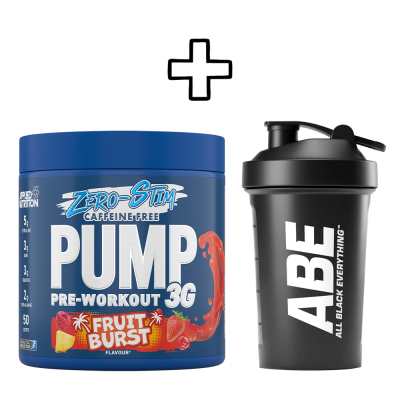 Ενέργεια Applied Nutrition Pump Zero-Stim 375g + (ΔΩΡΟ) Applied Nutrition ABE Shaker 400ml