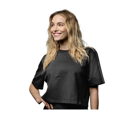 Συμπληρωματα διατροφης BioTech USA Heavyweight Oversized Women's Cropped T-shirt Black