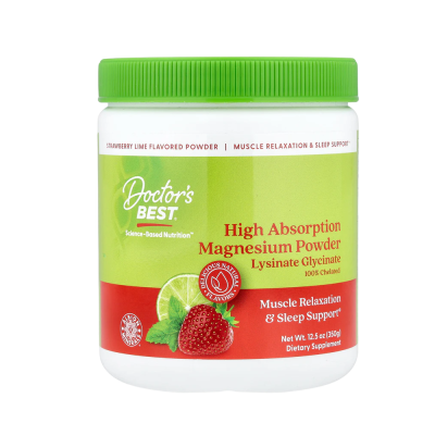 Συμπληρωματα διατροφης Doctor's Best High Absorption Magnesium Powder Strawberry Lime 350g