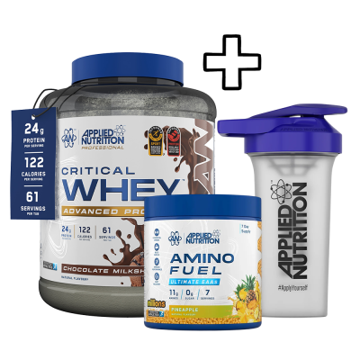 Συμπληρωματα διατροφης Applied Nutrition Critical Whey 2000g + Applied Nutrition Amino Fuel EAA 91g + Applied Nutrition Shaker 700ml
