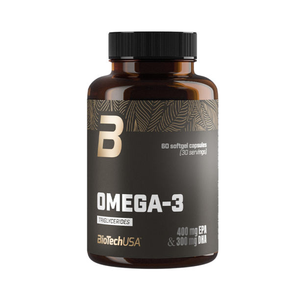 BioTech USA Omega-3 Triglycerides 60 Softgels