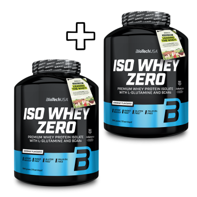 Συμπληρωματα διατροφης 2x BioTech USA Iso Whey Zero 1816g