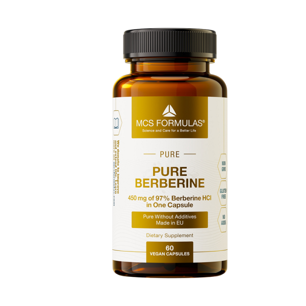 MCS Formulas Berberine Pure HCL 450mg 60 VCaps