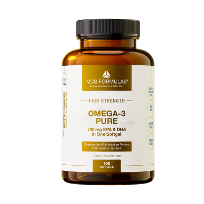 Συμπληρωματα διατροφης MCS Formulas Omega-3 Pure 700mg DHA&EPA 100 Softgels