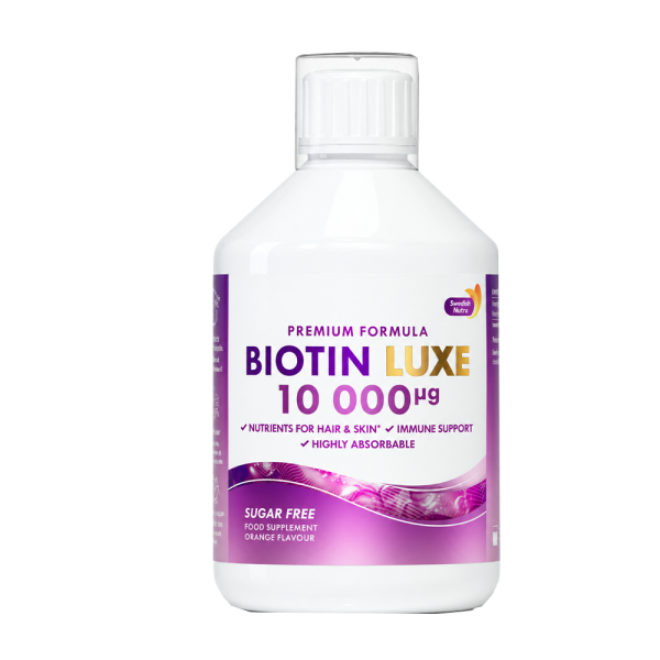 Swedish Nutra Biotin Luxe Sugar Free 10.000mcg 500ml