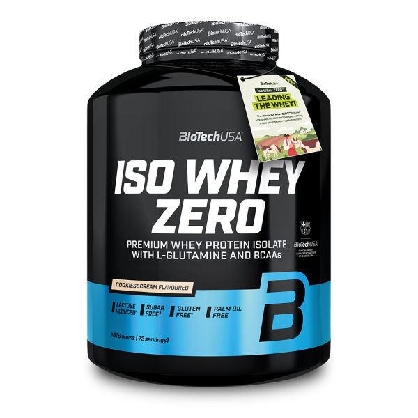 BioTech USA Iso Whey Zero 1816g + (GIFT) BioTech USA Wave Shaker 600ml