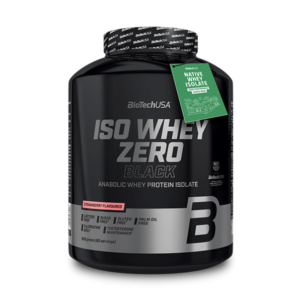 BioTech USA Iso Whey Zero Black 1816g + (ΔΩΡΟ) + Katerelos Fitness Ζώνη Αδυνατίσματος - Εφίδρωσης 130cm x 26.50cm x 5mm + BioTech USA Wave Shaker 600ml