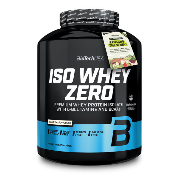 BioTech USA Iso Whey Zero 1816g + (GIFT) BioTech USA Wave Shaker 600ml