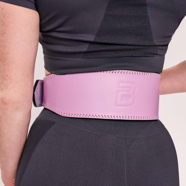 BioTech USA Bodybuilding Leather Belt Purple