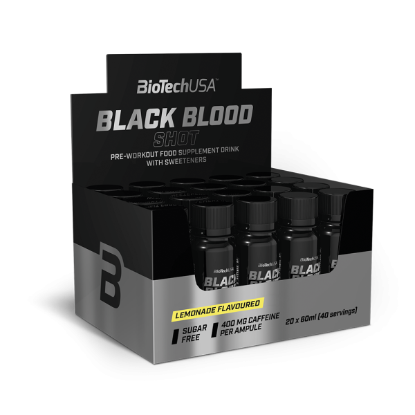 BioTech USA Black Blood Shot 20 x 60ml