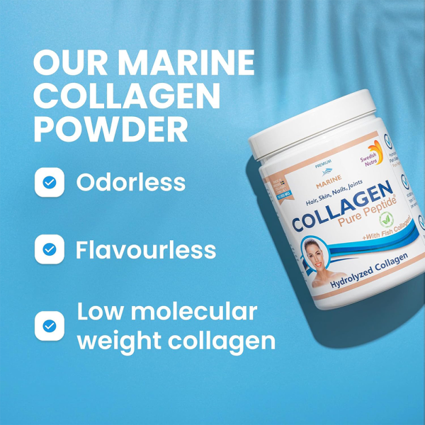 Swedish Nutra Fish Collagen Powder Marine 300g