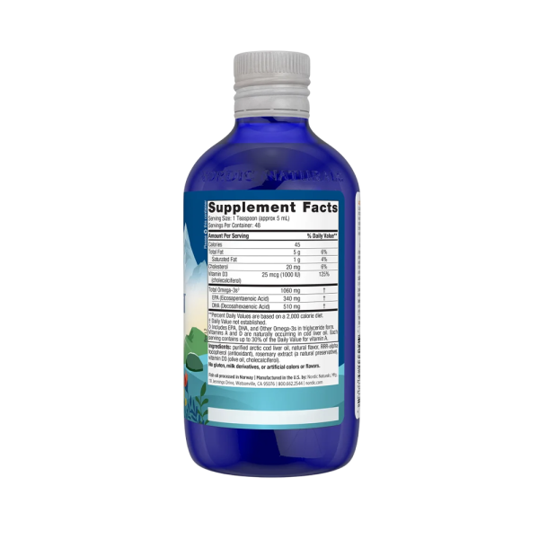 Nordic Naturals Arctic-D Cod Liver Oil 237ml