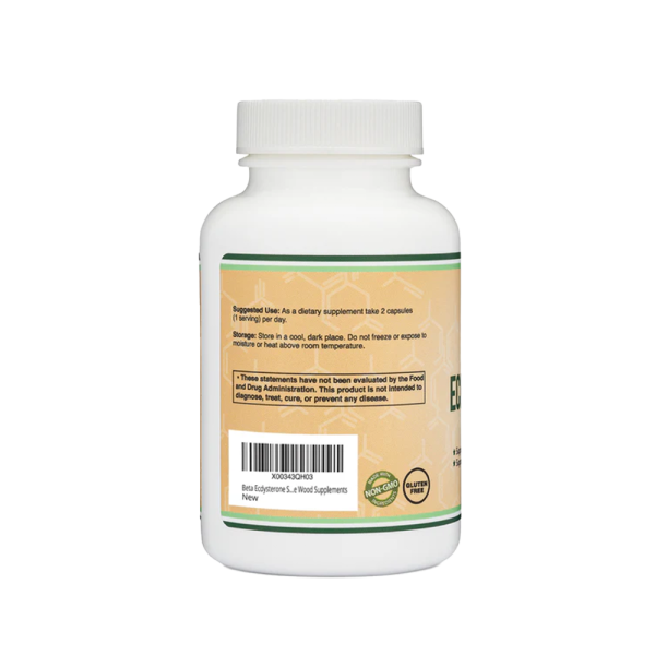 Double Wood Beta Ecdysterone 500mg 120 Caps