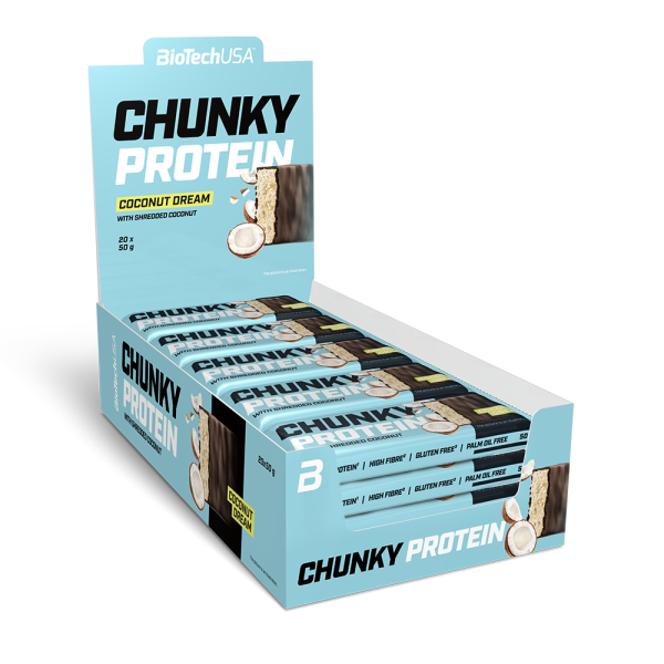 BioTech USA Chunky Protein Bar 20 x 50g