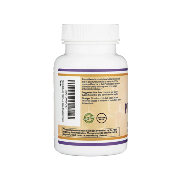 Double Wood Pterostilbene 60 Caps
