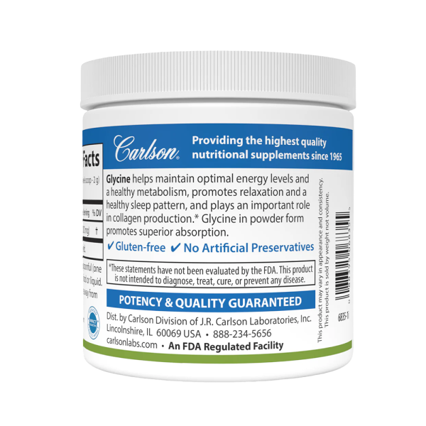 Carlson Labs Glycine Powder 100g